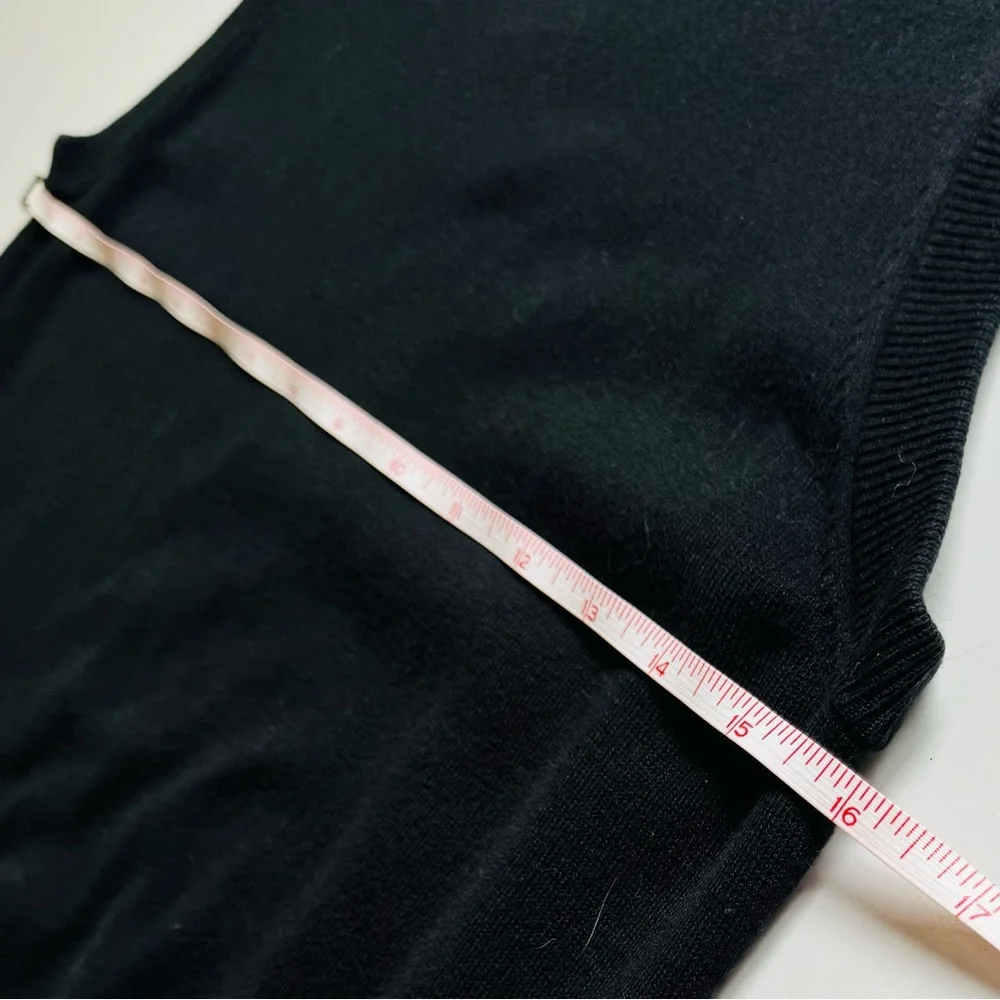 Banana Republic Black Knit Top Sleeveless Shell Black Size S - Picture 5 of 8